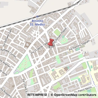 Mappa Via Donato Piepoli, 43, 70032 Bitonto, Bari (Puglia)