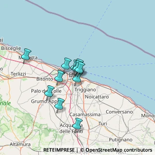 Mappa Via Gaetano Postiglione, 70131 Bari BA, Italia (10.03667)