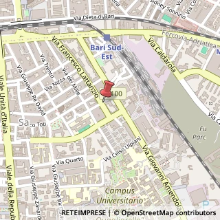 Mappa Via Domenico Cirillo, 65, 70126 Bari, Bari (Puglia)
