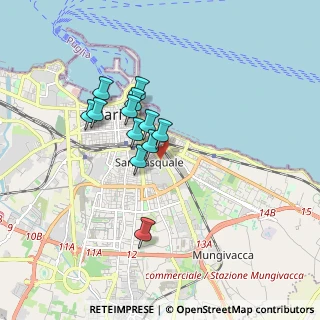 Mappa Via Gaetano Postiglione, 70131 Bari BA, Italia (1.41833)