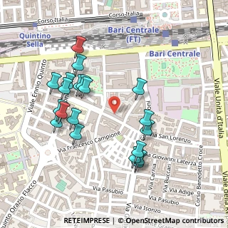 Mappa Via Paolo Lembo, 70125 Bari BA, Italia (0.2575)