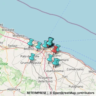 Mappa Via Paolo Lembo, 70125 Bari BA, Italia (7.21133)