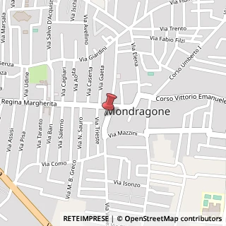 Mappa Via Venezia, 12, 81034 Mondragone, Caserta (Campania)