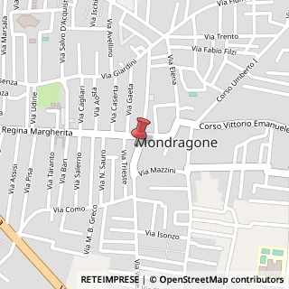 Mappa Via Venezia, 10, 81034 Mondragone, Caserta (Campania)