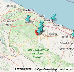 Mappa Strada Esterna Viale del Barone, 70033 Corato BA, Italia (22.41)