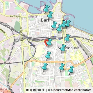Mappa Via Foggia, 70124 Bari BA, Italia (1.09071)