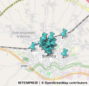Mappa Via D'Angiò Lodovico, 70032 Bitonto BA, Italia (0.45118)