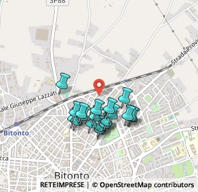 Mappa Via Giovanna da Durazzo, 70032 Bitonto BA, Italia (0.387)
