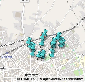 Mappa Via Giovanna da Durazzo, 70032 Bitonto BA, Italia (0.364)