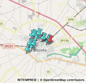 Mappa Via Giovanna da Durazzo, 70032 Bitonto BA, Italia (0.88692)