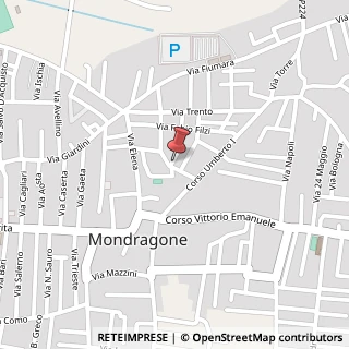 Mappa Via Genova, 2, 81034 Mondragone, Caserta (Campania)
