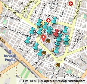 Mappa Via Pio XII, 70037 Ruvo di Puglia BA, Italia (0.175)
