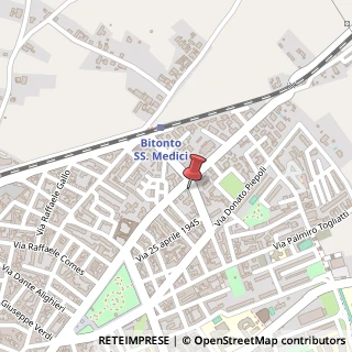 Mappa Via Giacomo Saracino, 7, 70032 Bitonto, Bari (Puglia)