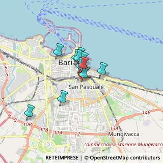 Mappa Via Giuseppe Pisanelli, 70125 Bari BA, Italia (1.21364)