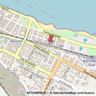 Mappa Viale Imperatore Traiano, 38/A, 70126 Bari, Bari (Puglia)