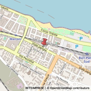 Mappa Viale Japigia, 18, 70126 Bari, Bari (Puglia)