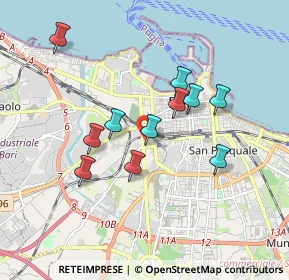 Mappa Strada San Giorgio Martire, 70123 Bari BA, Italia (1.66818)