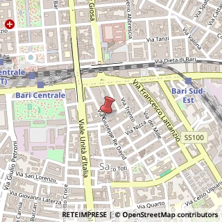 Mappa Via Giuseppe Re David, 31, 70125 Bari, Bari (Puglia)