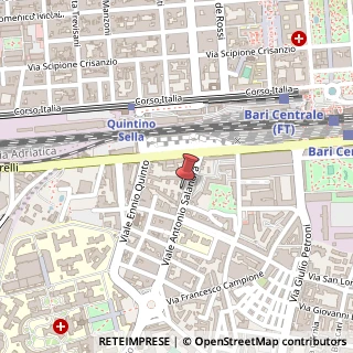 Mappa Viale Antonio Salandra, 5, 70124 Bari, Bari (Puglia)