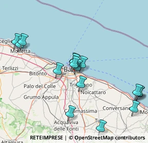 Mappa Via G. del Conte Carabiniere, 70126 Bari BA, Italia (17.91813)