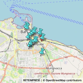 Mappa Via G. del Conte Carabiniere, 70126 Bari BA, Italia (1.325)