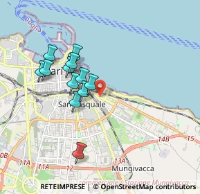 Mappa Via G. del Conte Carabiniere, 70126 Bari BA, Italia (1.70083)