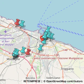 Mappa Via Cifarelli, 70124 Bari BA, Italia (4.175)