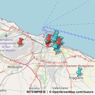 Mappa Via Cifarelli, 70124 Bari BA, Italia (2.44417)
