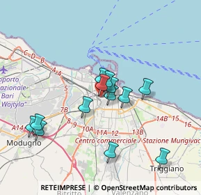 Mappa Via Michele Cifarelli, 70124 Bari BA, Italia (3.34308)