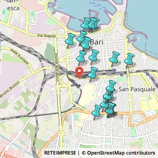 Mappa Via Cifarelli, 70124 Bari BA, Italia (1.053)