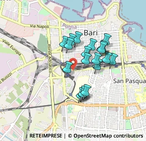 Mappa Via Michele Cifarelli, 70124 Bari BA, Italia (0.722)