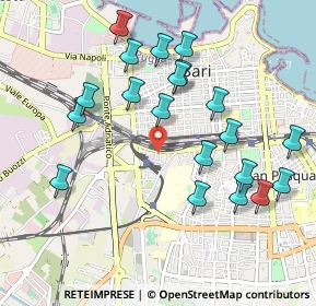 Mappa Via Michele Cifarelli, 70124 Bari BA, Italia (1.1005)