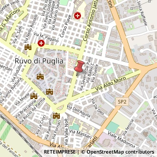 Mappa Corso Camillo Benso Conte di Cavour, 50, 70037 Ruvo di Puglia, Bari (Puglia)