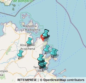 Mappa Via L'Unfarru, 07021 Arzachena SS, Italia (14.74222)