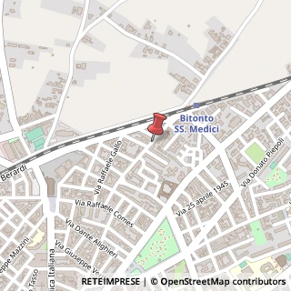 Mappa Via Giovanna da Durazzo, 80, 70032 Bitonto, Bari (Puglia)
