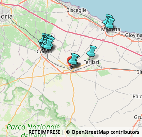 Mappa Via Ostieri, 70037 Ruvo di Puglia BA, Italia (6.92105)