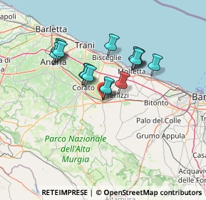 Mappa Via Ostieri, 70037 Ruvo di Puglia BA, Italia (12.07375)