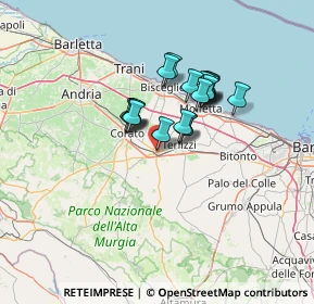 Mappa Piazzetta Fiume, 70037 Ruvo di Puglia BA, Italia (10.08)