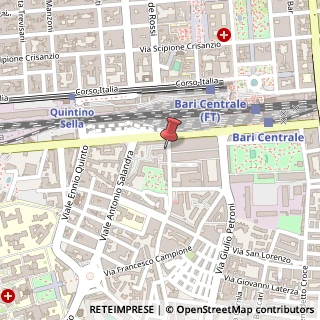 Mappa Via Gaetano Devitofrancesco, 11, 70124 Bari, Bari (Puglia)