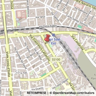 Mappa Via Giovanni Amendola, 47, 70126 Bari, Bari (Puglia)