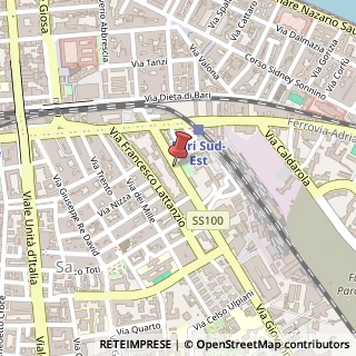 Mappa Via Giovanni Amendola, 53, 70126 Bari, Bari (Puglia)