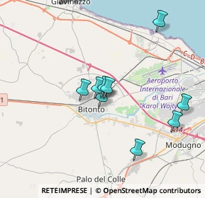 Mappa Traversa di Via Tenente Domenico Modugno, 70032 Bitonto BA, Italia (4.48167)