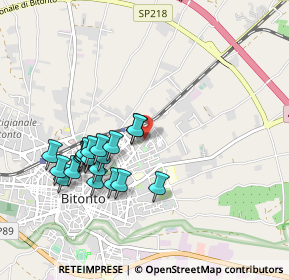 Mappa Traversa di Via Tenente Domenico Modugno, 70032 Bitonto BA, Italia (0.972)