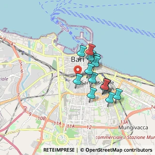 Mappa Via Giuseppe Albanese, 70124 Bari BA, Italia (1.41571)