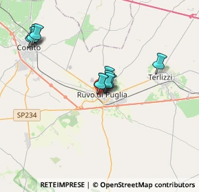 Mappa Via G. De Iodero, 70037 Ruvo di Puglia BA, Italia (3.25273)