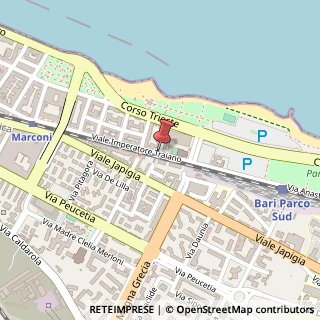 Mappa Via Carlo Guarnieri, 13, 70126 Bari, Bari (Puglia)