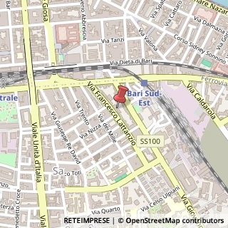 Mappa Via F.Lattanzio, 52, 70126 Bari, Bari (Puglia)