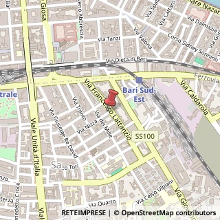 Mappa Via Nizza, 106, 70126 Bari, Bari (Puglia)