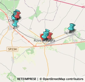 Mappa Via Rodolfo Morandi, 70037 Ruvo di Puglia BA, Italia (4.718)