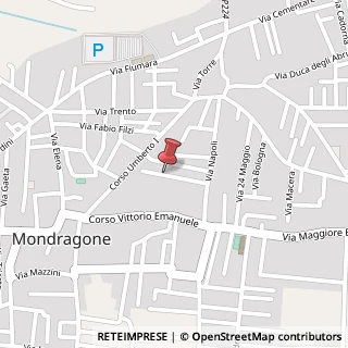 Mappa Via Fratelli Bencivenga, 35, 81034 Mondragone, Caserta (Campania)